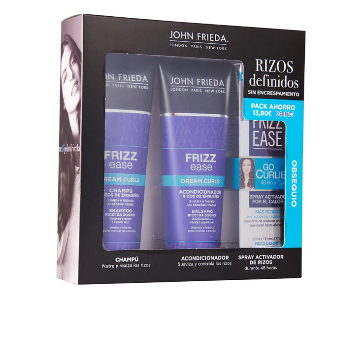 John Frieda Frizz Ease Defined Curls Shampoo 250ml Set 3 Piezas 2017