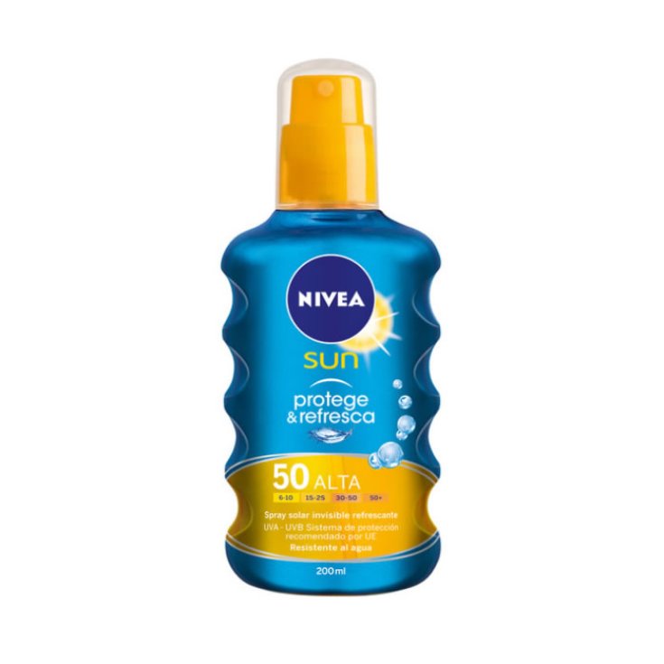 Nivea Sun Refreshing Sun Milk Protect And Refresh Spray Spf50 200ml