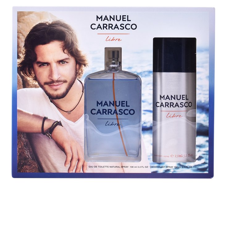 Manuel Carrasco Libre Eau De Toilette Spray 100ml Set 2 Parts