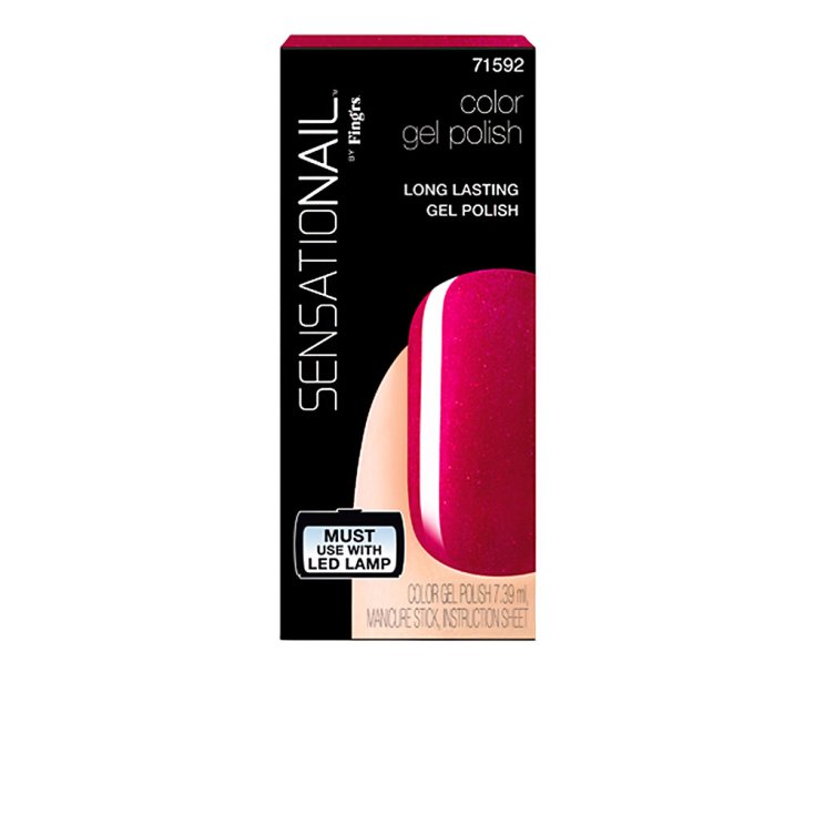 Sensationail Raspberry Wine Color Gel Nail Polish 7,39ml