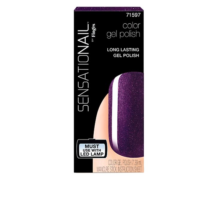 Sensationail Gel Nail Polish Color Purple Orchids 7,39ml
