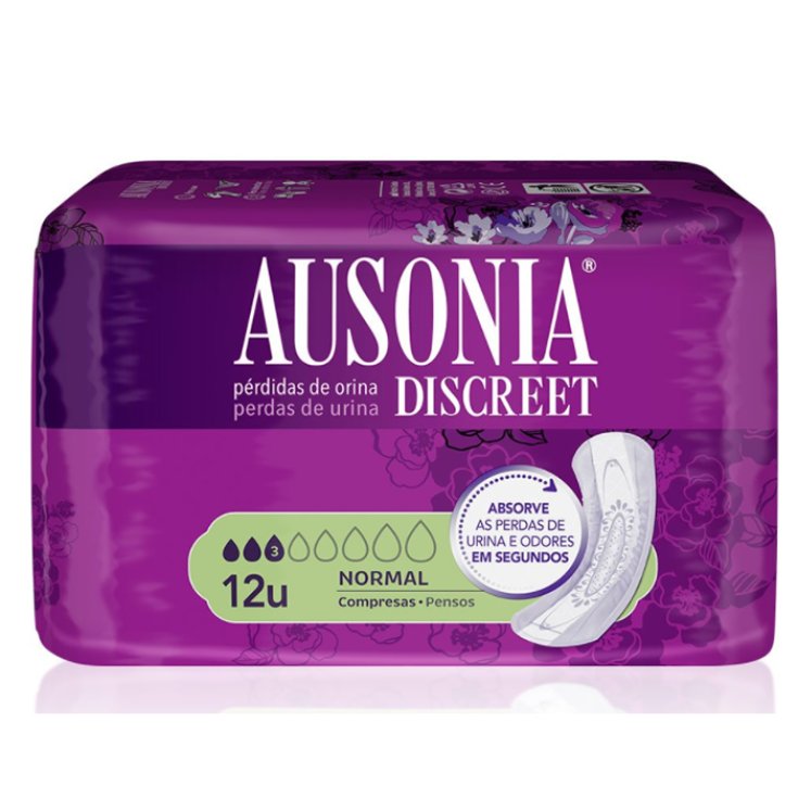 Ausonia Discreet Sanitary Towels Normal Urinary Incontinence 12 Units Ausonia Discreet Sanitary Towels Normal Urinary Incontinence 12 Units