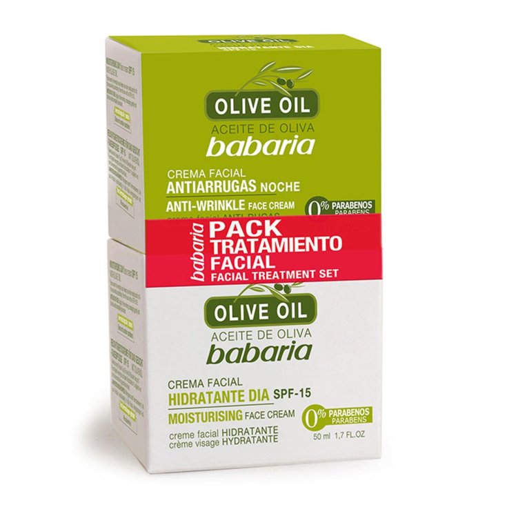 Babaria Olive Oil Night Cream Treatment 50ml Set 2 Parts Babaria Olive Oil Night Cream Treatment 50ml Set 2 Parts
