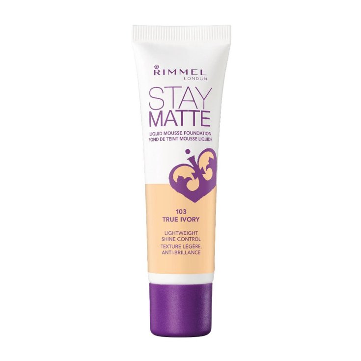 Rimmel London Stay Matte Liquid Mousse Foundation 103 True Ivory
