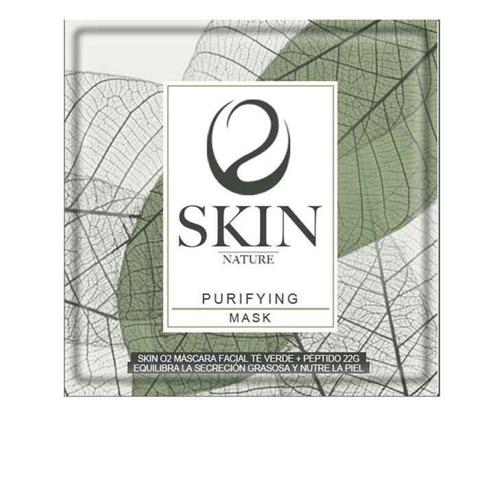 Skin O2 Máscara Facial Green Tea Y Peptide