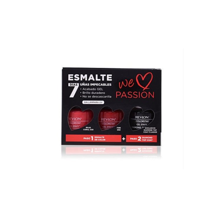 Revlon Colorstay Gel Envy We Love Passion Set 3 Parts