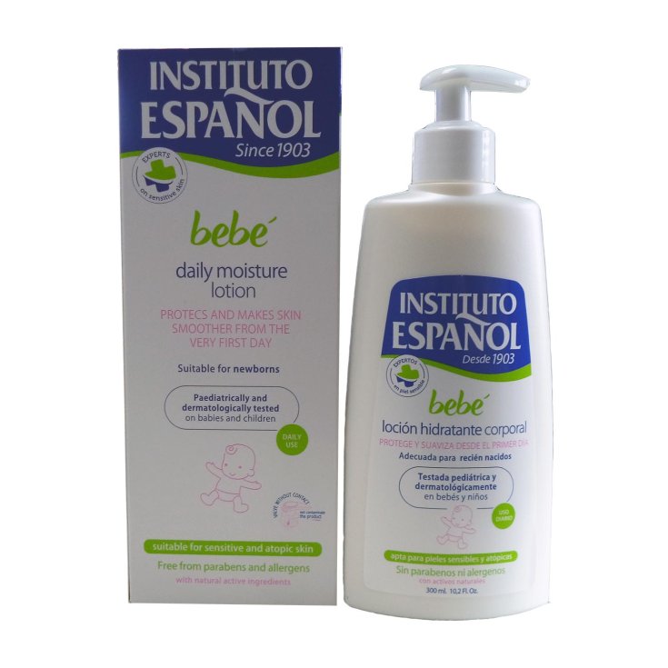 Instituto Español Moisturizing Body Cream For Newborn Baby Sensitive Skin Allergen Free 300ml Instituto Español Moisturizing Body Cream For Newborn Baby Sensitive Skin Allergen Free 300ml