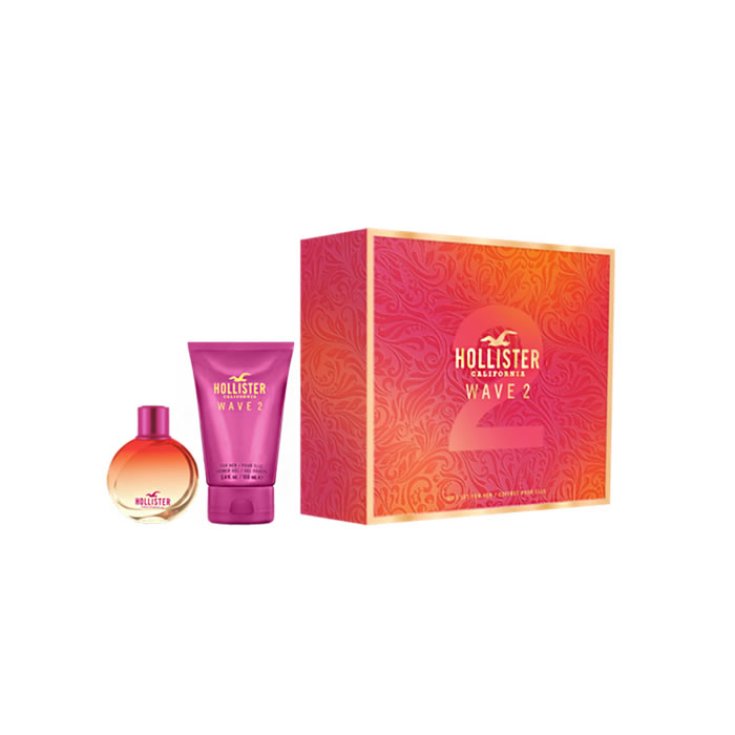 Hollister Wave 2 Her Eau De Toilette Spray 100ml Set 2 Parts 2018
