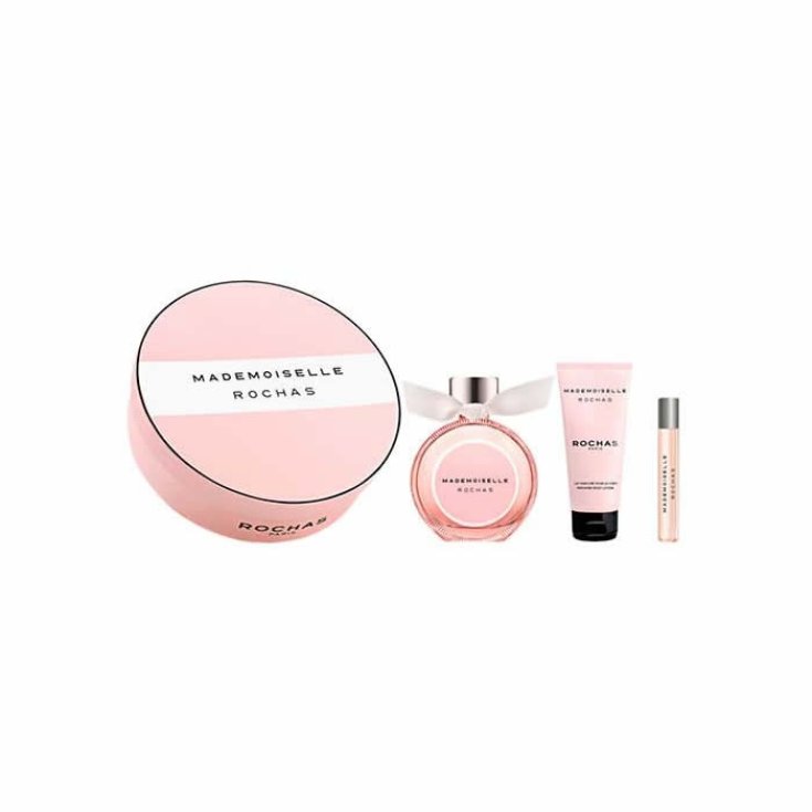 Mademoiselle Rochas Eau De Parfum Spray 90ml Set 3 Parts 2017