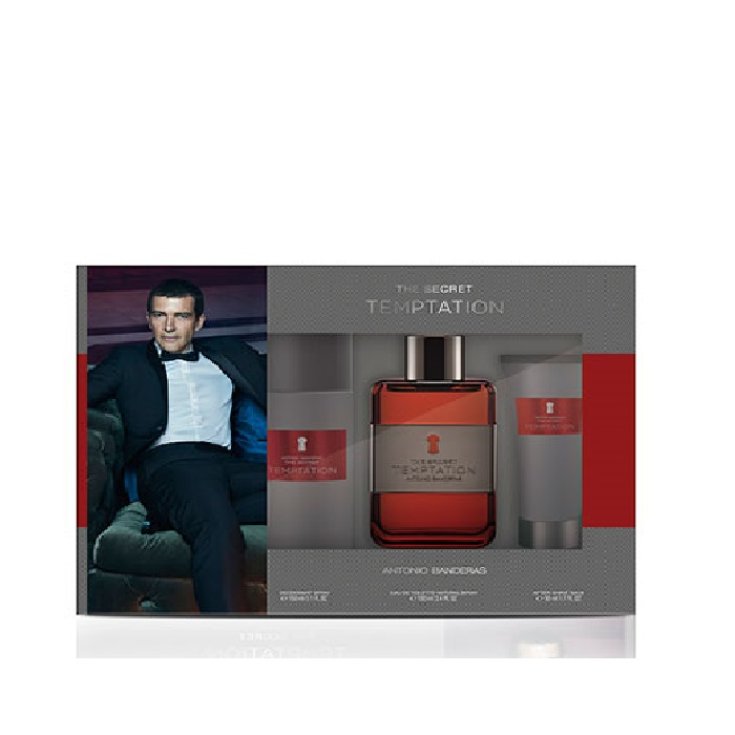 Antonio Banderas The Secret Temptation Man Eau De Toilette Spray 100ml Set 3 Parts 2017