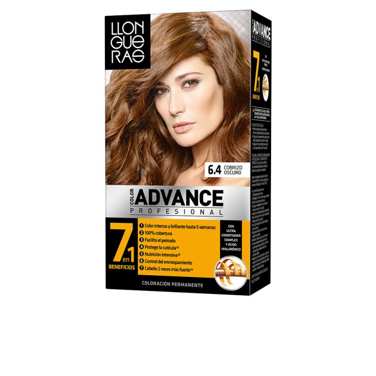 Llongueras Color Advance Hair Color 6.4 Cobrizo Oscuro