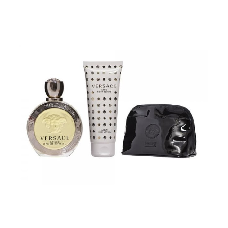 Versace Eros Eau De Toilette Spray 100ml Set 3 Parts 2018