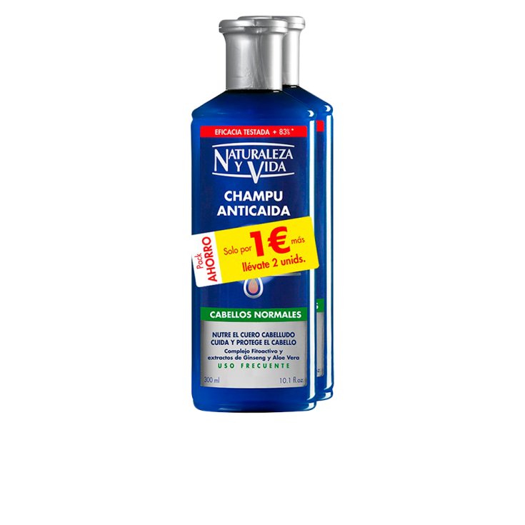 Naturaleza Y Vida Anti Fall Shampoo Normal Hair 2x300ml