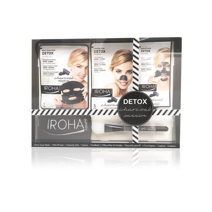 Iroha Detox Charcoal Black Passion Set 7 Parts 2018