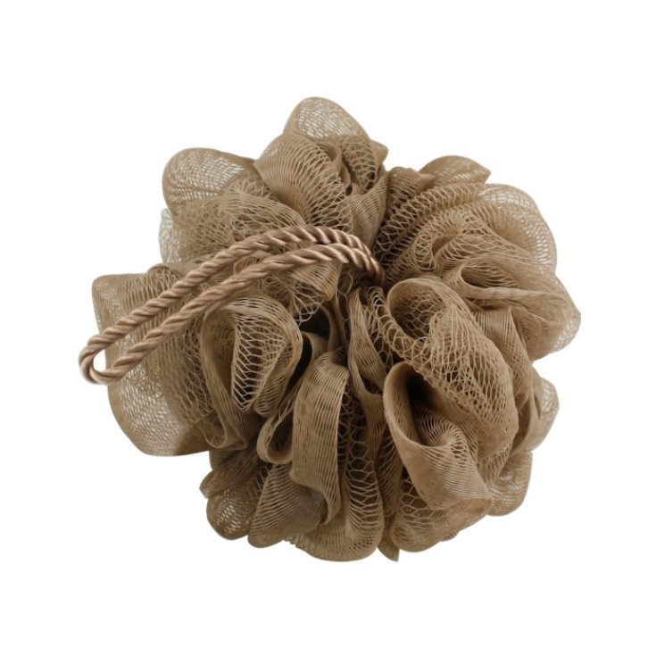Qvs Brown Round Bath Sponge