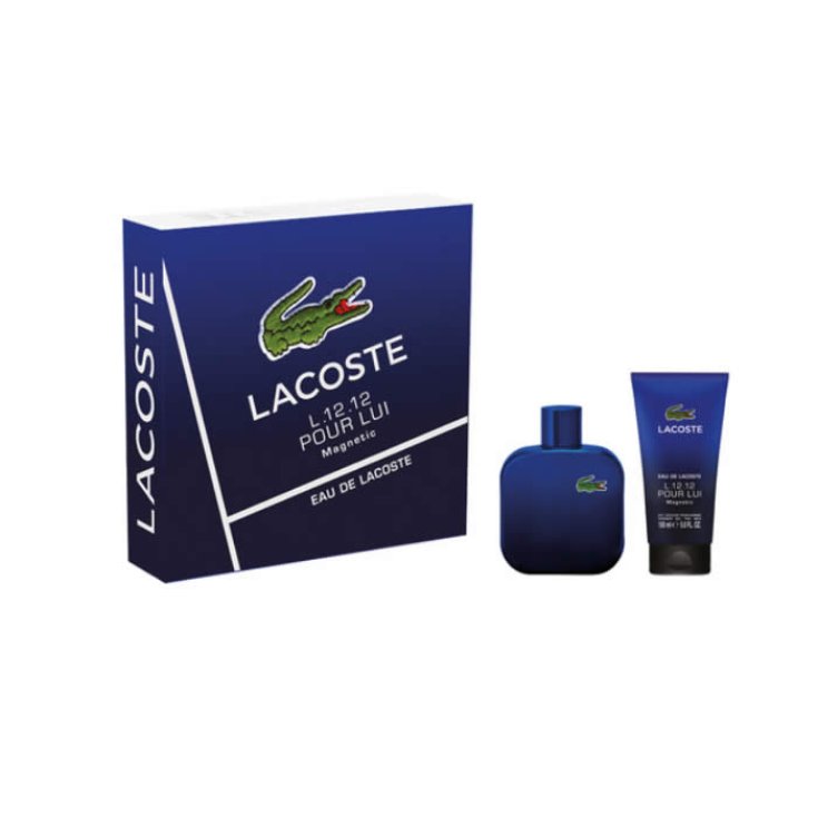 Lacoste L.12.12 Magnetic Pour Lui Eau De Toilette Spray 100ml Set 2 Parts 2017
