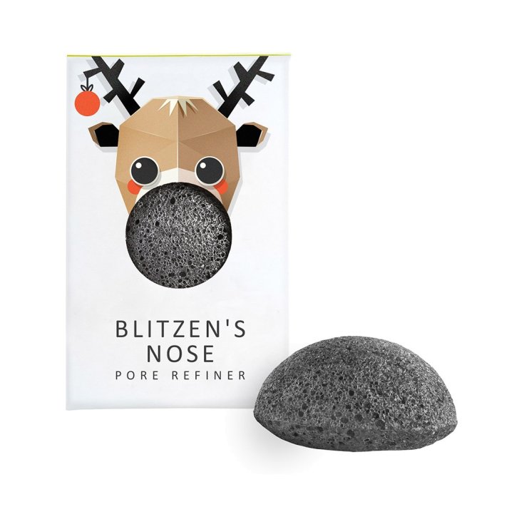 The Konjac Blitzen Pure Konjac Mini Face Puff With Bamboo Charcoal