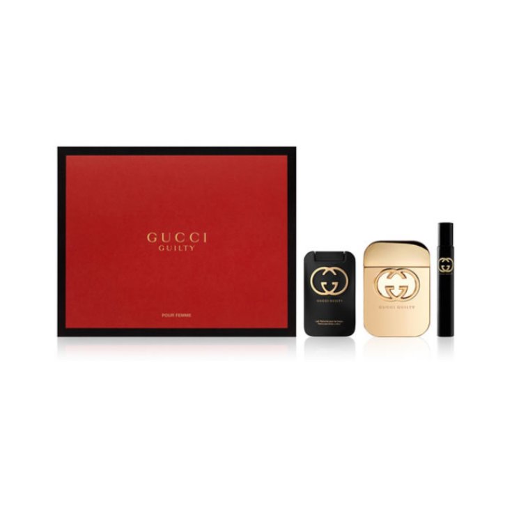 Gucci Guilty Eau De Toilette Spray 75ml Set 3 Parts 2018