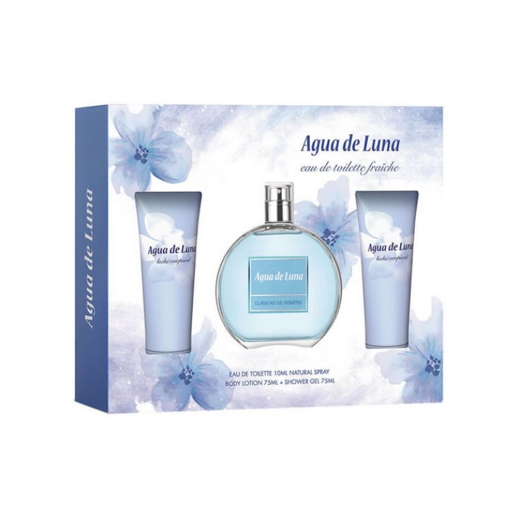 Puig Agua De Luna Eau De Toilette Spray 100ml Set 3 Parts 2018