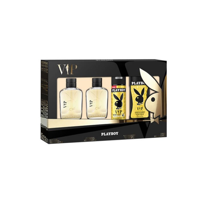 Playboy Vip Him Eau De Toilette Spray 100ml Set 4 Parts 2018