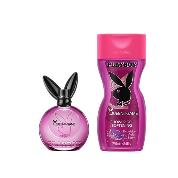 Playboy Queen Of The Game Eau De Toilette Spray 60ml Set 2 Parts 2018