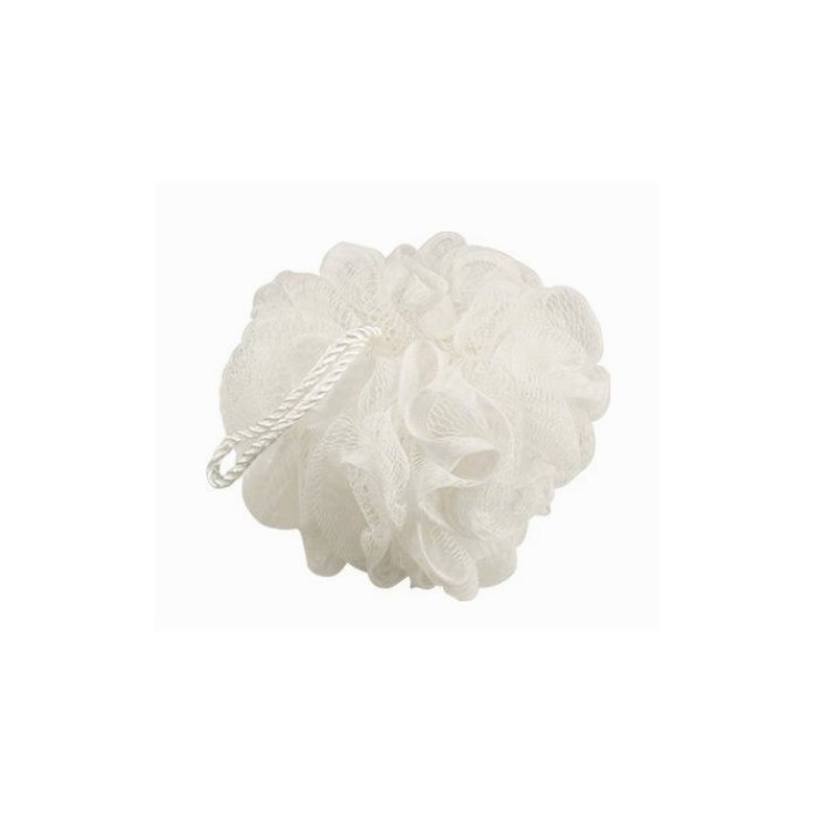 Qvs White Round Bath Sponge