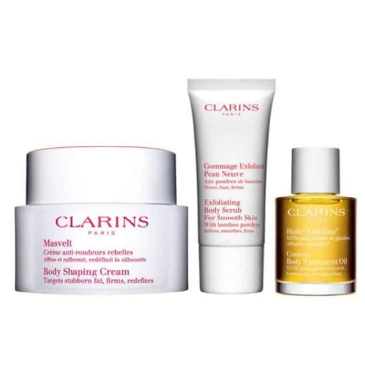 Clarins Masvelt Body Shaping Cream 200ml Set 3 Parts 2018 Clarins Masvelt Body Shaping Cream 200ml Set 3 Parts 2018