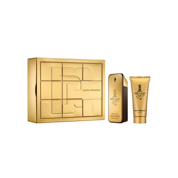 Paco Rabanne One Million Eau De Toilette Spray 100ml Set 2 Parts 2018