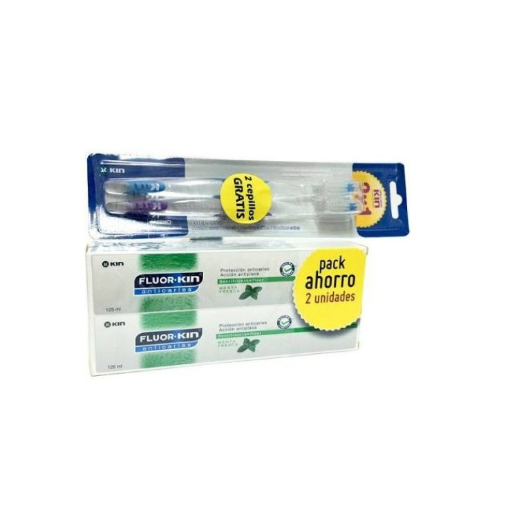 Kin Fluorkin Toothpaste 125ml Set 4 Parts 2018