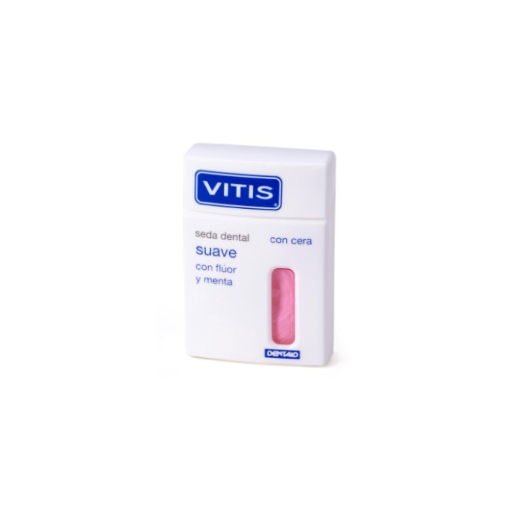 Vitis Dental Floss With Fluoride And Mint 50m