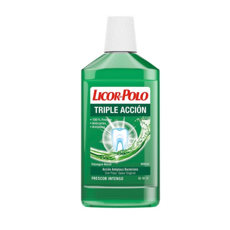 Licor Del Polo Original Triple Action Mouthwash 500ml