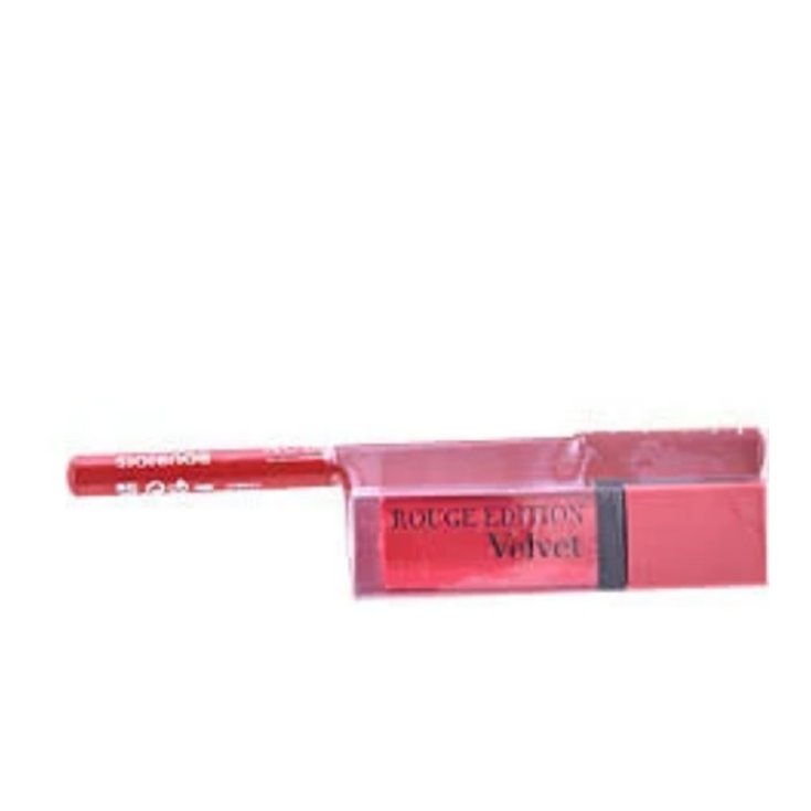 Bourjois Rouge Edition Velvet Lipstick 13 Funchsia Set 2 Parts