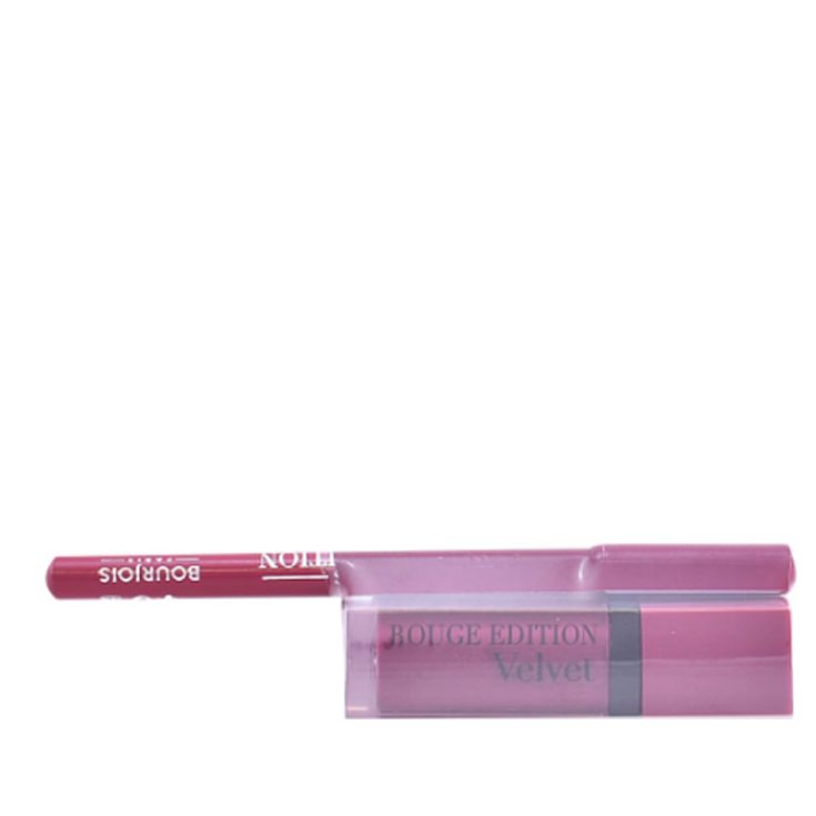 Bourjois Rouge Edition Velvet Lipstick 14 Plum Plum Girl Set 2 Parts