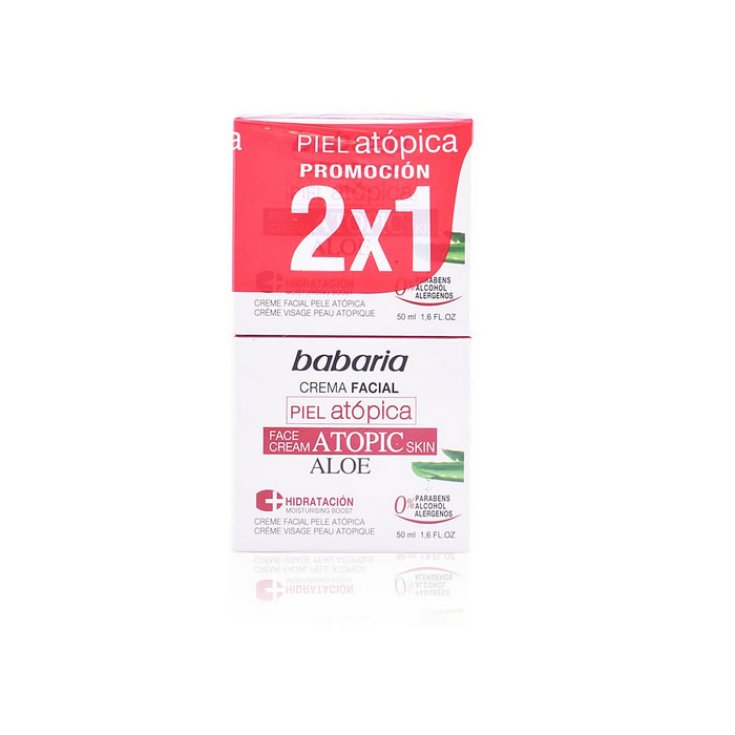 Babaria Atopic Skin Face Cream 50ml Set 2 Parts 2018 Babaria Atopic Skin Face Cream 50ml Set 2 Parts 2018
