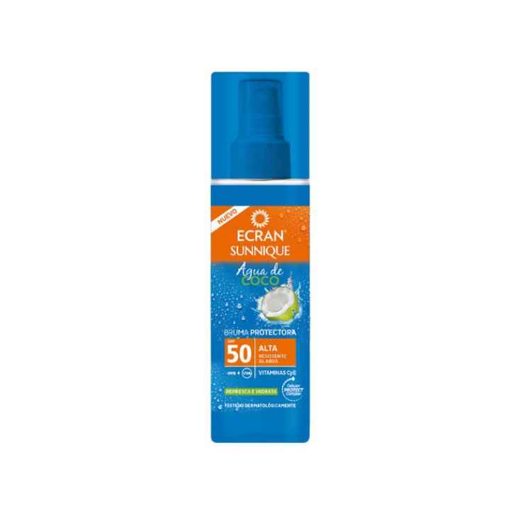 Ecran Sunnique Coconut Water Protection Spray Spf50 200ml Ecran Sunnique Coconut Water Protection Spray Spf50 200ml