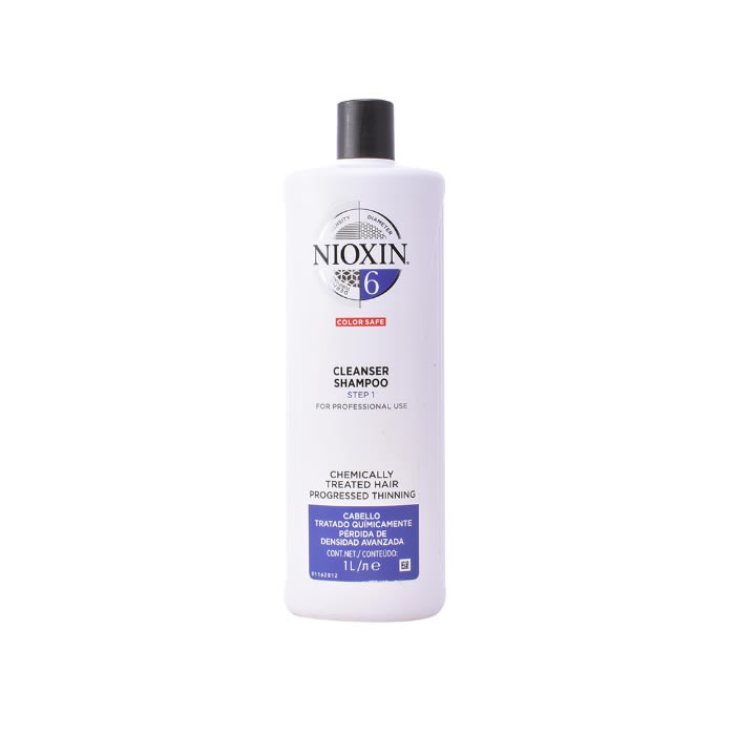 Evne Monetære Terapi Nioxin System 6 Volumizing Shampoo Very Weak Fine Hair Chemically Treated  Hair 1000ml