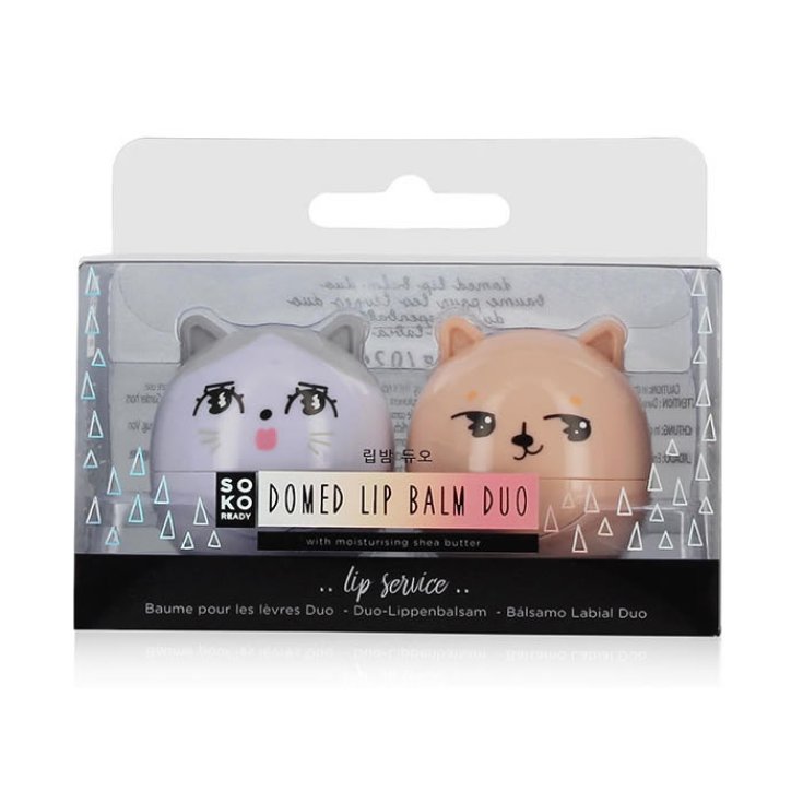 Soko Ready Lip Balm Duo With Moisturizing Shea Butter