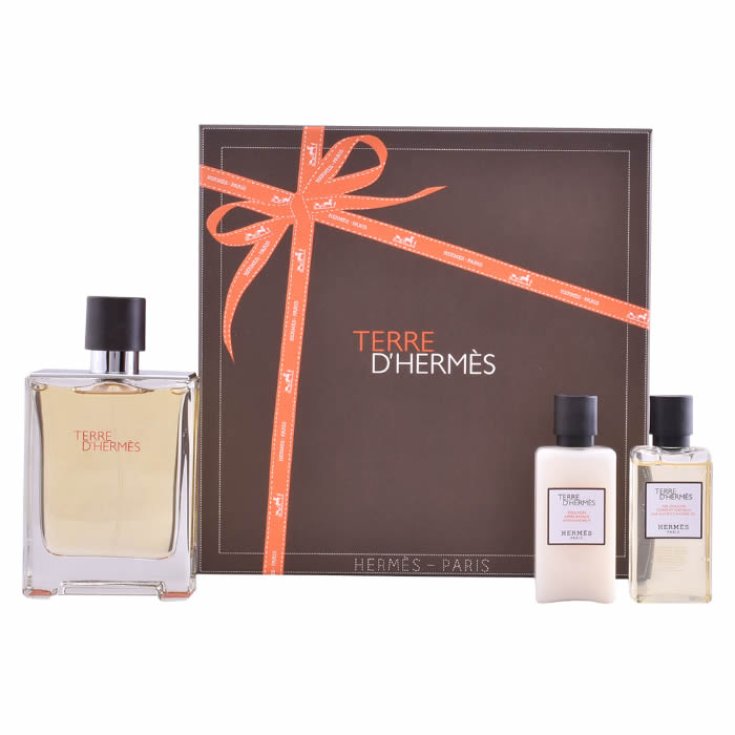 Hermès Terre D'Hermès Eau De Toilette Spray 100ml Set 3 Parts 2018 Hermès Terre D'Hermès Eau De Toilette Spray 100ml Set 3 Parts 2018