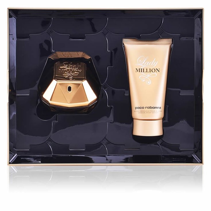 Paco Rabanne Lady Million Eau De Toilette Spray 50ml Set 2 Parts 2018