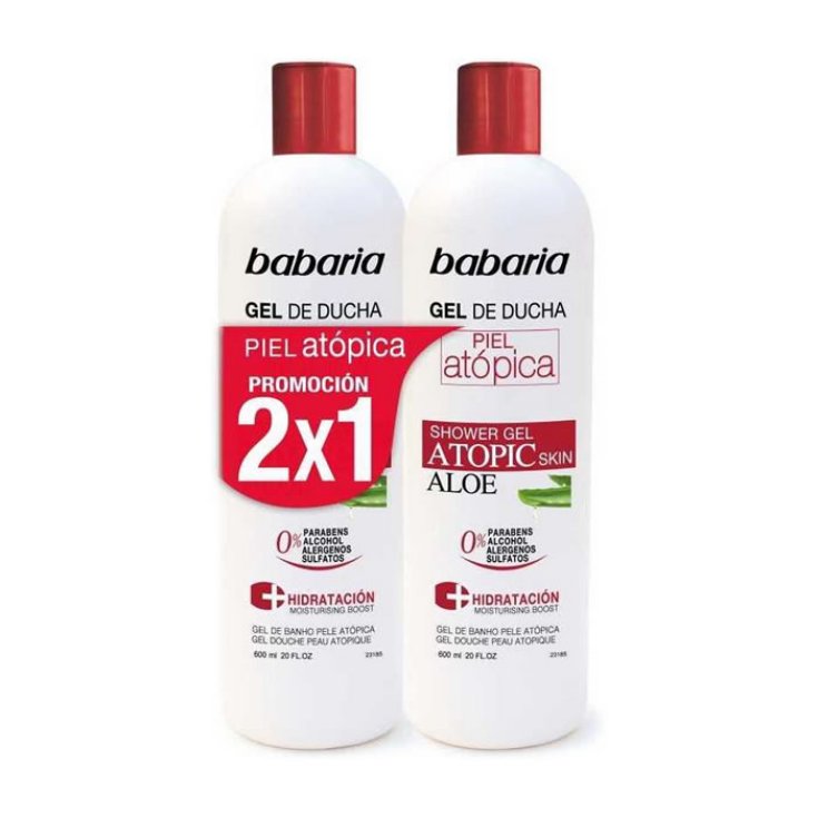 Babaria Atopic Skin Shower Gel 600ml Set 2 Parts 2018 Babaria Atopic Skin Shower Gel 600ml Set 2 Parts 2018