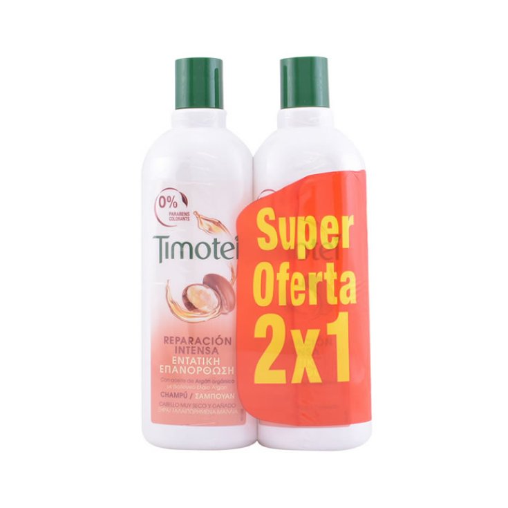 Timotei Intense Repair Argan Oil Shampoo 400ml Set 2 Parts 2018