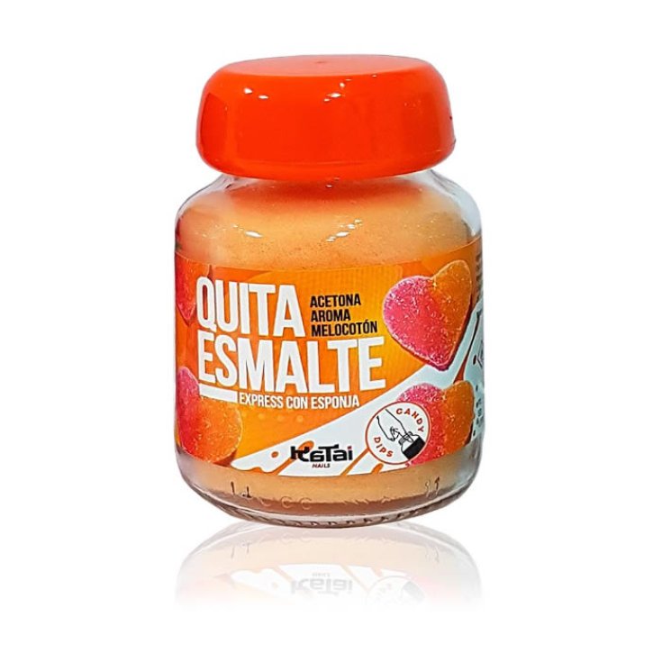 Katai Nails Acetona Nail Polish Remover Fruity Dips Peach 75ml