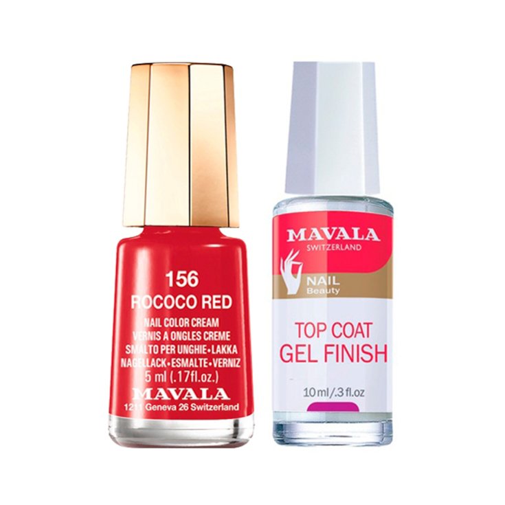 Mavala Nail Polish 156 Rococo Red 5ml Set 2 Parts 2018