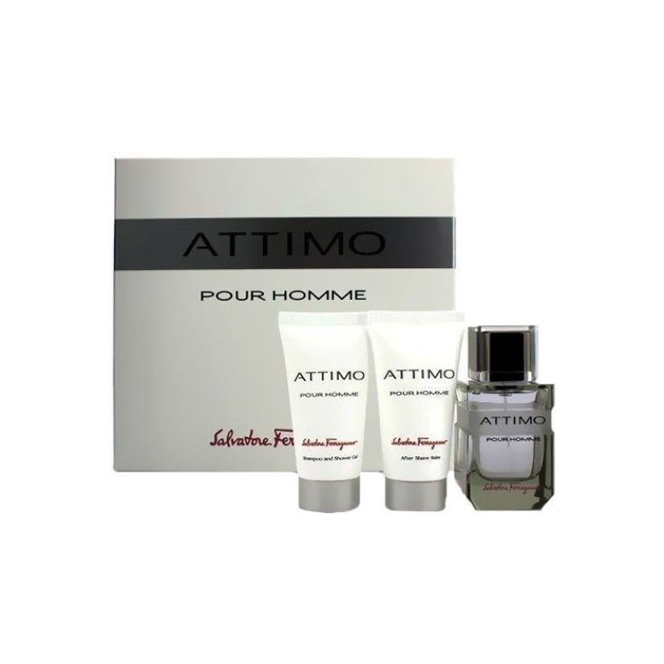 Salvatore Ferragamo Attimo Pour Homme Eau De Toilette Spray 60ml Set 3 Parts 2018