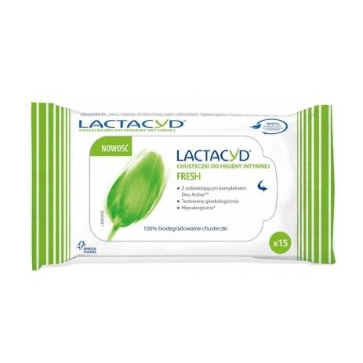 LACTACYD FRESH WIPES 15 PCS