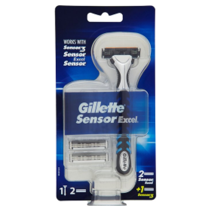 GILLETTE SENSOR RAZOR COMP + 2 BLADES