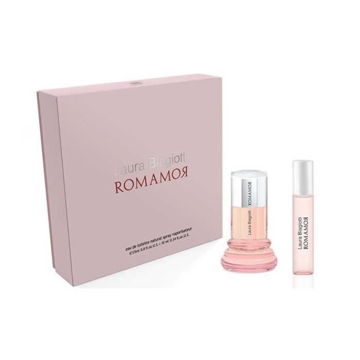 Laura Biagiotti Romamor Eau De Toilette Spray 25ml Set 2 Parts 2018