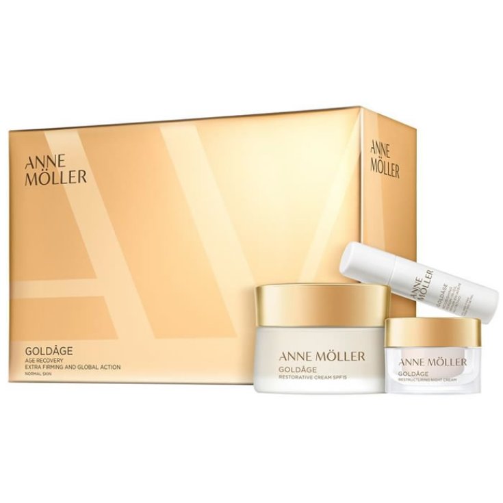 Anne Möller Goldage Extra Riche Restorative Cream Spf15 50ml Set 3 Parts 2018