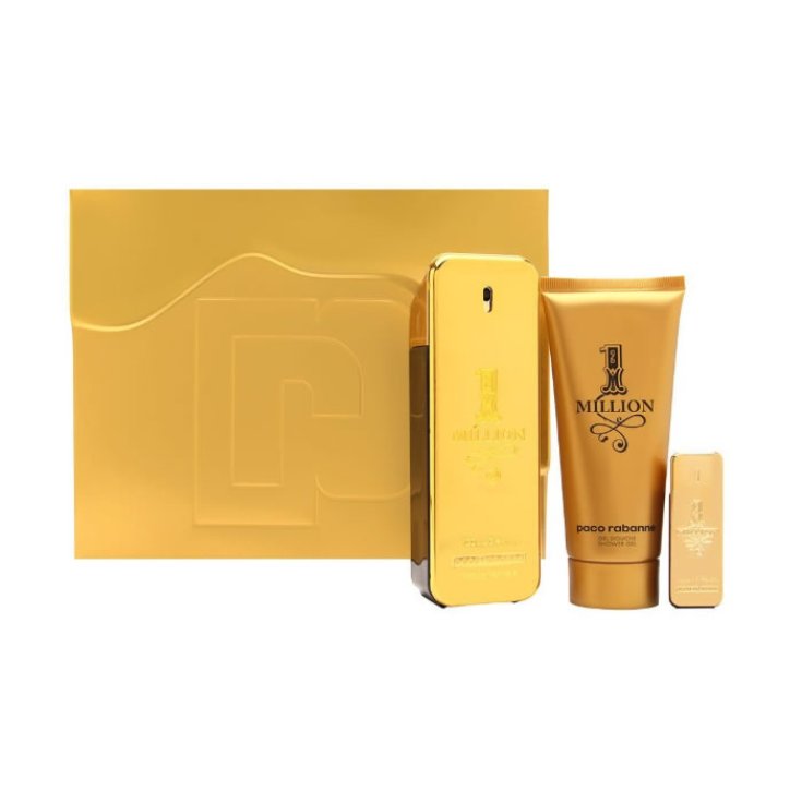 Paco Rabanne 1 Million Eau De Toilette Spray 100ml Set 2 Parts 2018