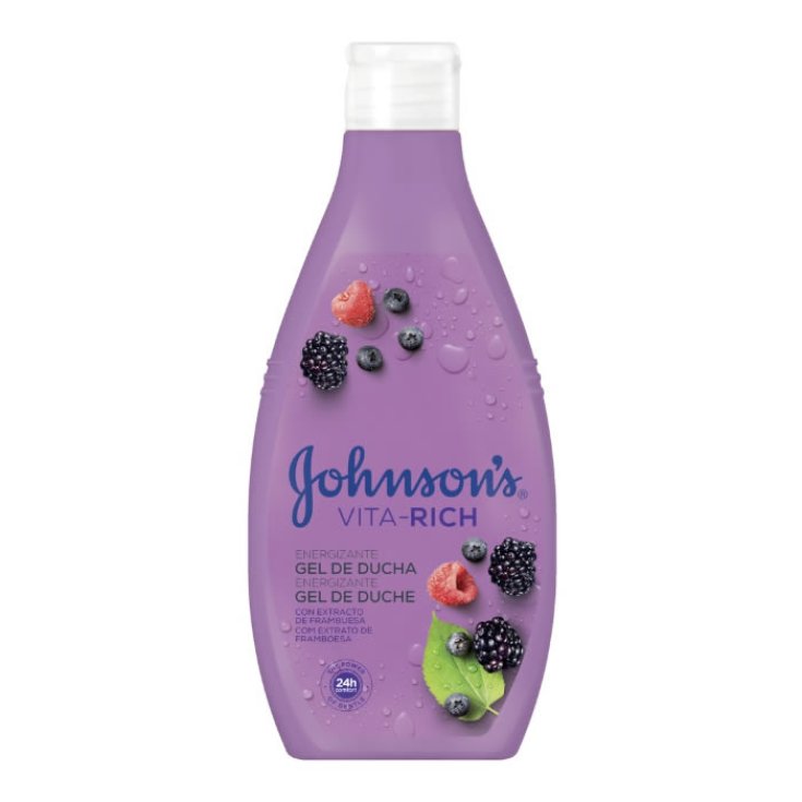Johnsons Vita Rich Energizing Raspberry Shower Gel 400ml